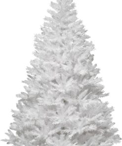 White Artificial Christmas Tree for Indoor or Outdoor with metal hinges - 1.5 mm