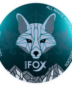 White Fox Double Mint Slim All White Portion 15g - 2 PACK (Nicotine Pouch)