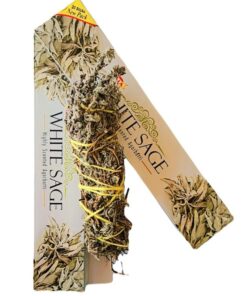 White Sage Smudge Stick with Puja Sage Incense