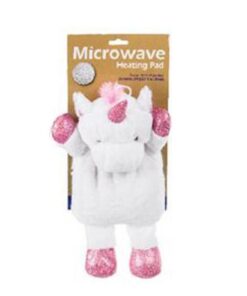 White Unicorn Microwave Heating Pad