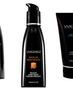 Wicked Adult Anal Jelle w Aqua Watermelon & Salted Caramel Lubes Lubricants