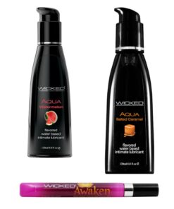 Wicked Adult Care Clitoral Gel w Watermelon & Salted Caramel Lube Lubricant