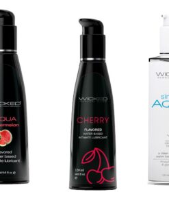 Wicked Adult Care Simply Aqua w/ Watermelon & Cherry Lube Lubricant