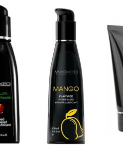 Wicked Adult Masturbation Cream Creme w Candy Apple & Mango Lubes Lubricant