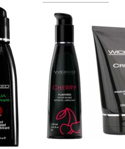 Wicked Adult Masturbation Cream Creme w Cherry & Candy Apple Lube Lubricant
