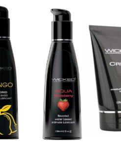 Wicked Adult Masturbation Cream Creme w Strawberry & Mango Lubes Lubricants
