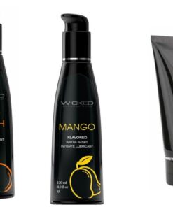 Wicked Adult Masturbation Cream Creme w Sweet Peach & Mango Lubes Lubricant