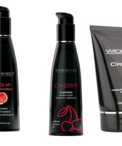Wicked Adult Masturbation Cream Creme w Watermelon & Cherry Lubes Lubricant