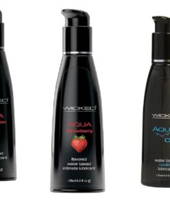 Wicked Adult Sensual Aqua Chill w Strawberry & Watermelon Lubes Lubricants