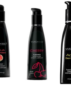 Wicked Adult Sensual Aqua Sensitive w Watermelon & Cherry Lubes Lubricants