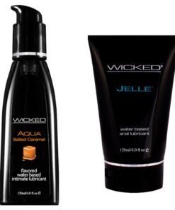 Wicked Adult Sensual Care Anal Jelle w Aqua Salted Caramel Lubes Lubricants