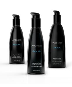 Wicked Adult Sensual Care Aqua Fragrance Free Water Based Lube Lubricant - 59 ml