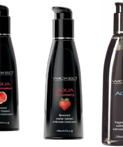 Wicked Adult Sensual Care Aqua w/ Strawberry & Watermelon Lube Lubricant