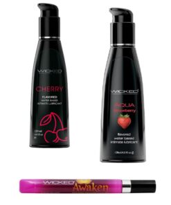 Wicked Adult Sensual Care Clitoral Gel w Strawberry & Cherry Lube Lubricant