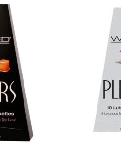 Wicked Adult Sensual Care Pleasers n Teasers Lube Lubricant Pack Sampler - 10 Pack