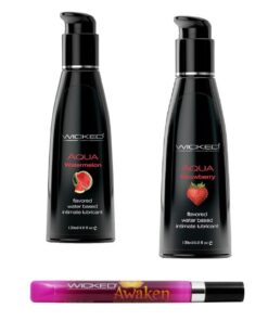 Wicked Adult Sensual Clitoral Gel w Strawberry & Watermelon Lube Lubricants