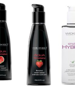 Wicked Adult Sensual Simply Hybrid w Strawberry & Watermelon Lube Lubricant