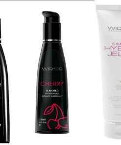 Wicked Adult Simply Hybrid Jelle w Cherry & Salted Caramel Lubes Lubricants