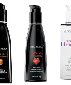 Wicked Adult Simply Hybrid w Strawberry & Salted Caramel Lubes Lubricants