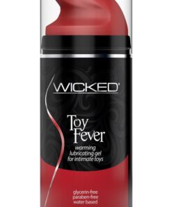 Wicked Adult Toy Fever Lube Warming Glycerin & Paraben Free Aqua Lubricant - 5 Pack