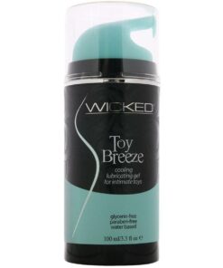Wicked Care Toy Breeze Cooling Lube Glycerin & Paraben Free Water Lubricant - 3 Pack