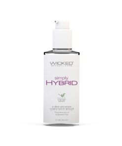 Wicked Lube 2.3OZ Simply Hybrid Propylene Glycol & Glycerin Free Lubricant - 10 Pack