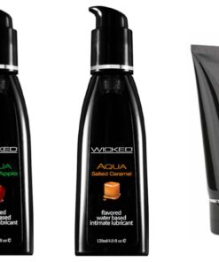 Wicked Masturbation Cream Creme Candy Apple & Salted Caramel Lube Lubricant