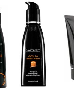 Wicked Masturbation Cream Creme Sweet Peach & Salted Caramel Lube Lubricant