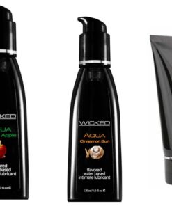 Wicked Masturbation Cream Creme w Candy Apple & Cinnamon Bun Lube Lubricant