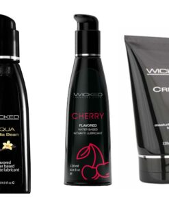 Wicked Masturbation Cream Creme w Cherry & Vanilla Bean Lubes Lubricants