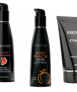 Wicked Masturbation Cream Creme w Watermelon & Sweet Peach Lubes Lubricants