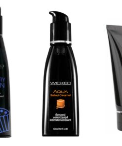 Wicked Masturbation Cream Salted Caramel & Blueberry Muffin Lubes Lubricant