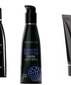 Wicked Masturbation Cream w Cinnamon Bun & Blueberry Muffin Lubes Lubricant