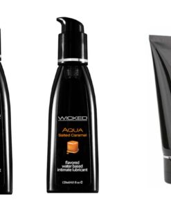 Wicked Masturbation Cream w Salted Caramel & Cinnamon Bun Lubes Lubricants