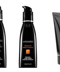 Wicked Masturbation Cream w Salted Caramel & Vanilla Bean Lubes Lubricants