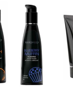 Wicked Masturbation Cream w Sweet Peach & Blueberry Muffin Lubes Lubricants