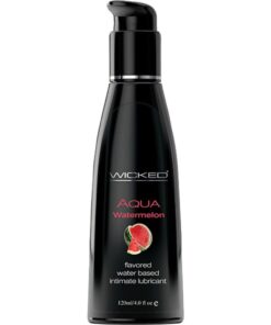 Wicked Sensual Adult Care Aqua Flavour Water Based Initimate Lubricant 2 oz - Watermelon