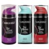 Wicked Sensual Adult Toy Love Breeze and Fever Lube Lubricant Gel Set - 2 Pack