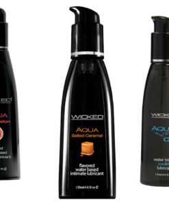 Wicked Sensual Care Aqua Chill w Watermelon & Salted Caramel Lube Lubricant