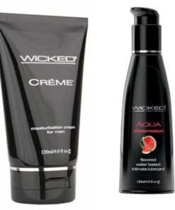 Wicked Sensual Care Masturbation Creme Cream w Watermelon Lubes Lubricants