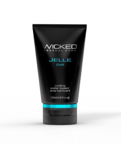 Wicked Sensual Jelle Chill Lube Cooling Sensation Anal Gel Water Lubricant - 5 Pack