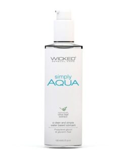 Wicked Sensual Lube Simply Aqua Propylene Glycol & Glycerin Free Lubricant - 68 ml