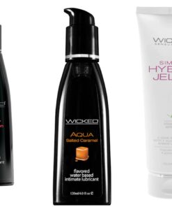 Wicked Simply Hybrid Jelle w Watermelon & Salted Caramel Lubes Lubricants