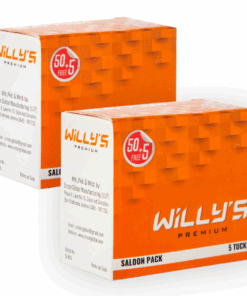 Willy's Premium double edge shaving blades - Saloon Pack 100 +10 count