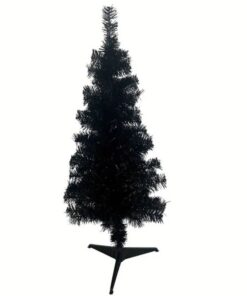 Winter Wonderland Black Christmas Tree - 120 cm