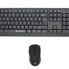 Wireless Keyboard and Mouse Combo - Black