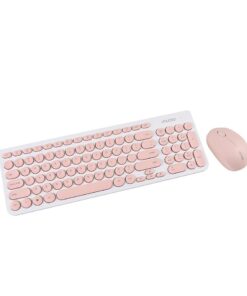 Wireless Mouse and Keyboard Set - Pink