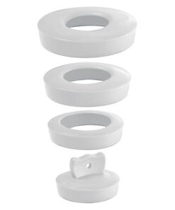 Wirquin Universal Sink Plug - White