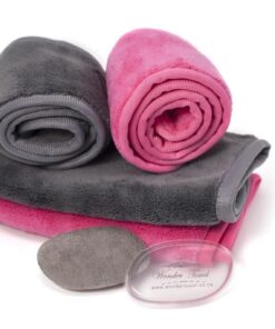 Wonder Towel 8 Piece Makeup Eraser Collection - Pink & Grey