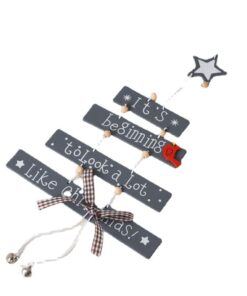 Wooden Christmas Tree Design Decoration Craft